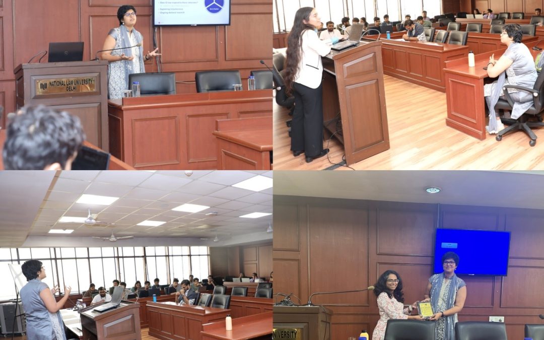 PRESENTATION BY MS. DEVANSHI SAXENA ON THE GEOGRAPHICAL INDICATIONS FOR DEVELOPMENT IN INDIA ON 25TH OCTOBER 2023