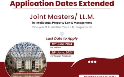 Deadline Extended! Apply Now for the WIPO-NLUD-IPO Joint Masters/LL.M. at NLU Delhi